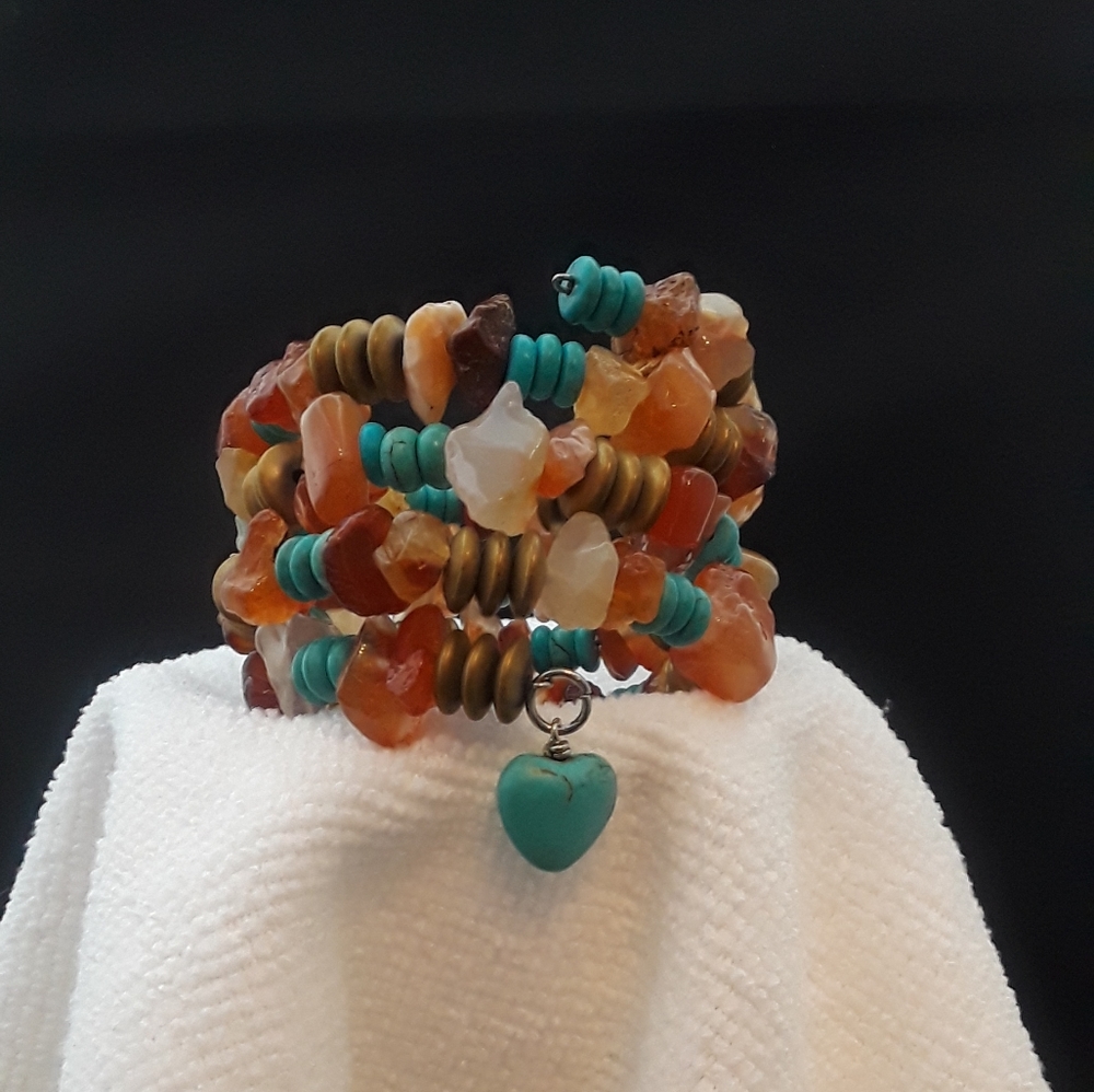 Rustic wrap bracelet - Picture 4 of 4